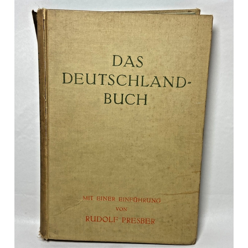 Das Deutschland Buch The German Book 1930‎ Rudolf Presber 296 Illustrations